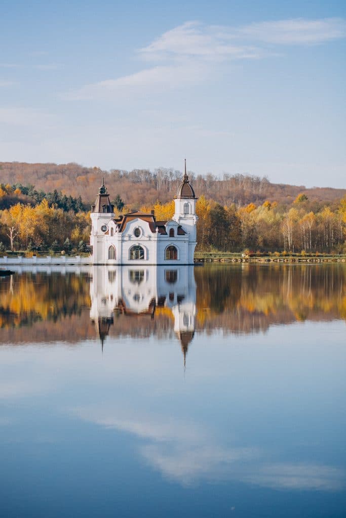 Castle lake view